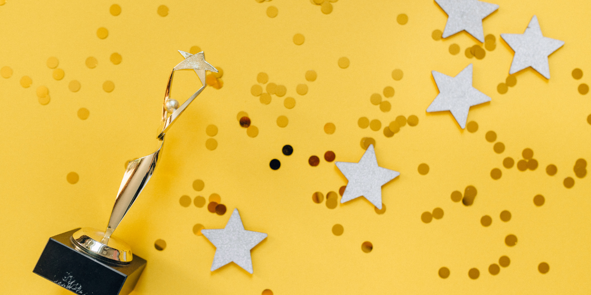 Trophy with stars